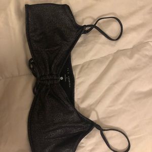 Pacsun black glitter bikini